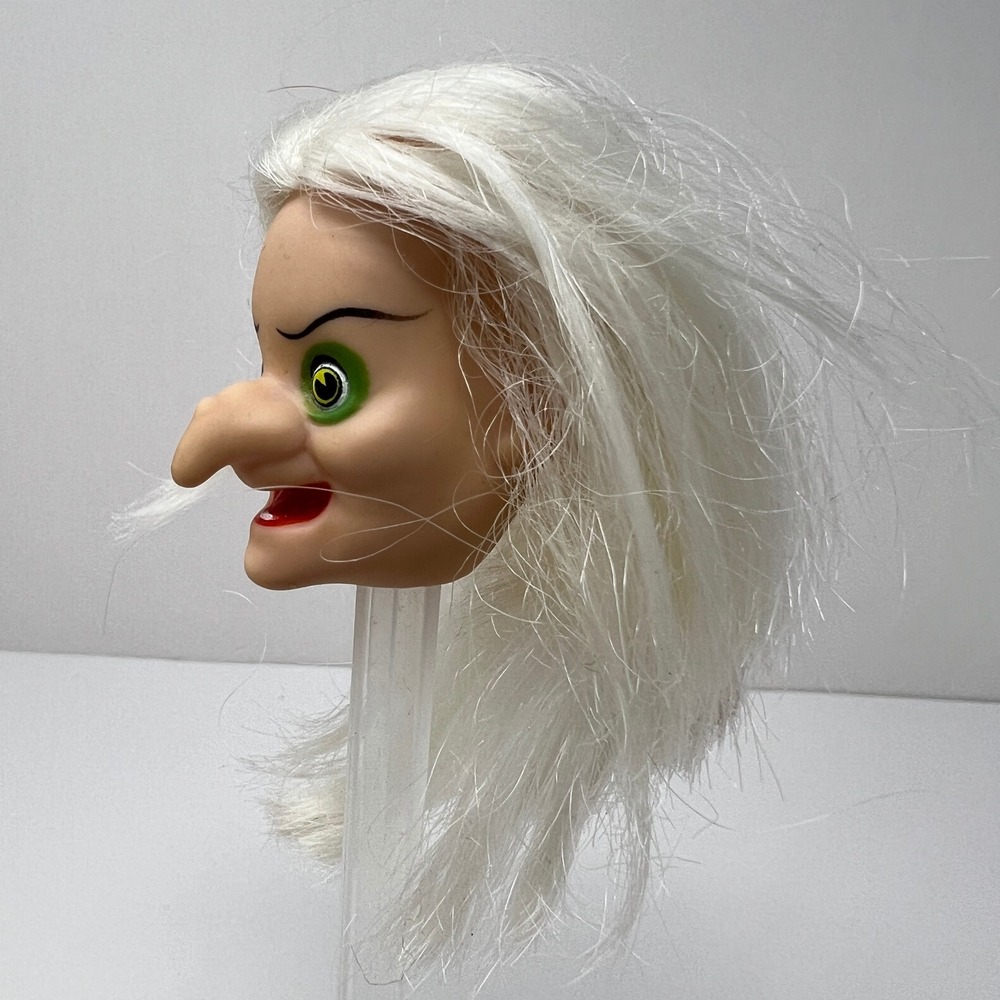 Vintage Bikin Disney Snow White Old Hag Witch Doll Head 1980s Replacement Part - Picture 4 of 13
